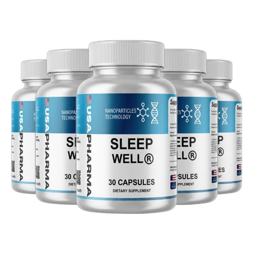 SleepWell - 6 Bottles (60 Capsules Each)